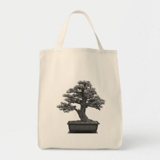 bonsai tree tote bag