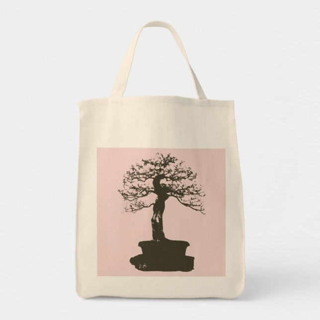 bonsai tree tote bag (Front)