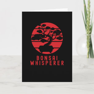 Bonsai Whisperer Japanese Art Card