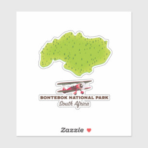 Bontebok National Park South Africa map