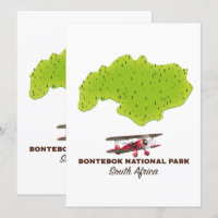Bontebok National Park South Africa map