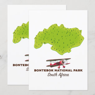 Bontebok National Park South Africa map