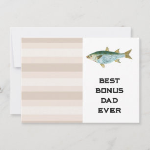 Bonus dad  holiday card