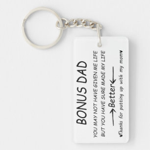 Bonus dad keychain, keychain