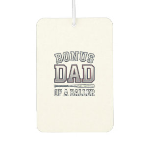 Bonus Dad of a Baller Vintage Sports Shirt Design_ Air Freshener