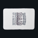 Bonus Dad of a Baller Vintage Sports Shirt Design_ Bath Mat<br><div class="desc">Bonus Dad of a Baller Vintage Sports Shirt Design_1</div>