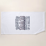 Bonus Dad of a Baller Vintage Sports Shirt Design_ Beach Towel<br><div class="desc">Bonus Dad of a Baller Vintage Sports Shirt Design_1</div>