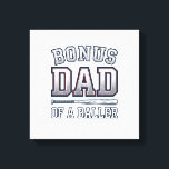 Bonus Dad of a Baller Vintage Sports Shirt Design_ Canvas Print<br><div class="desc">Bonus Dad of a Baller Vintage Sports Shirt Design_1</div>