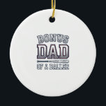 Bonus Dad of a Baller Vintage Sports Shirt Design_ Ceramic Ornament<br><div class="desc">Bonus Dad of a Baller Vintage Sports Shirt Design_1</div>