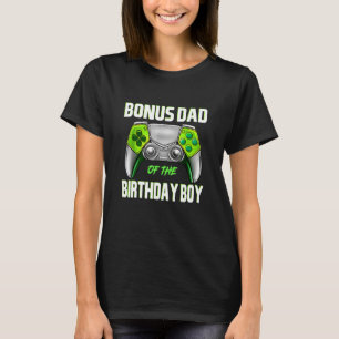 Bonus Dad of the Birthday Party Boy Video Game Mat T-Shirt