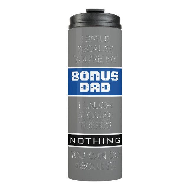 Bonus Dad Thermal Tumbler (Front)