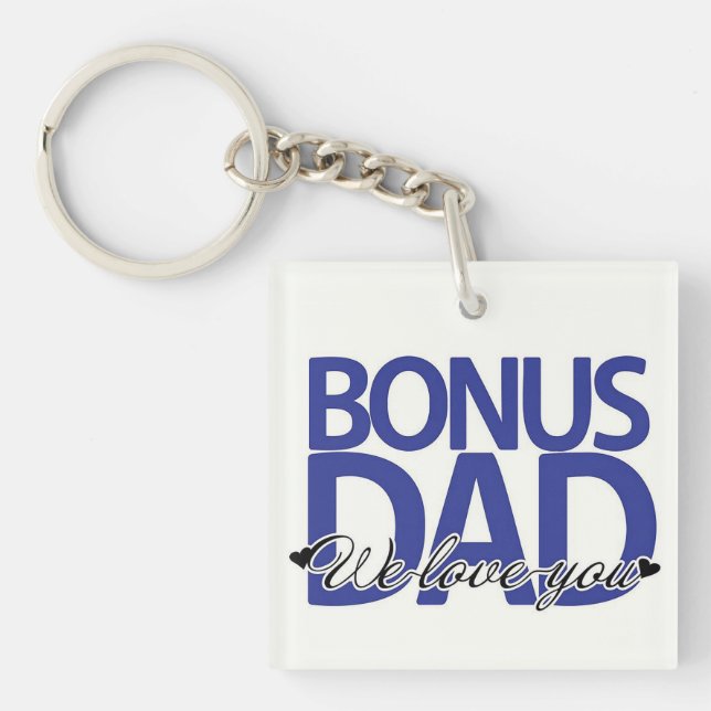 Bonus dad We love you Keychain (Front)