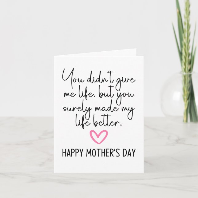 Bonus Mom Card (Front)