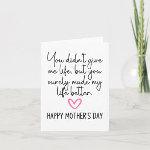 Bonus Mom Card