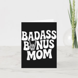 Bonus mom funny step mom mother's day funny card