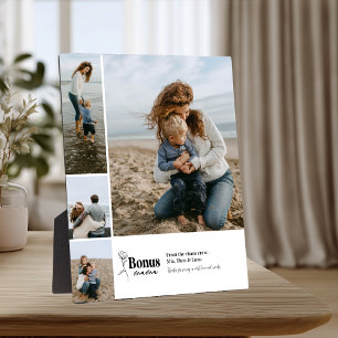 Bonus Mom Personalized Photo Layout Plaque