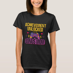 Bonus Mom Unlocked Video Game Stepmom Gaming Lover T-Shirt