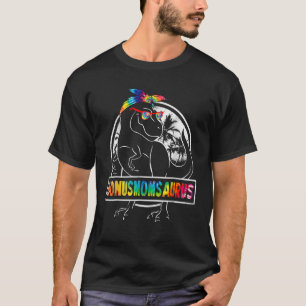 Bonusmomsaurus Bonus Moms Dinosaur Mother's Day T-Shirt