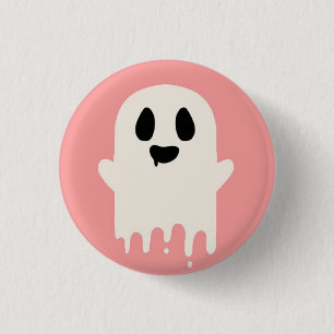 Boo 1 Inch Round Button