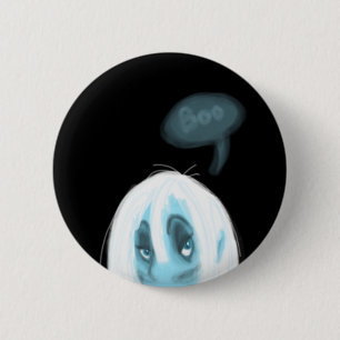 Boo 2 Inch Round Button