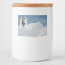 Boo Angel 7 x 5cm Étiquette de contenants alimenta