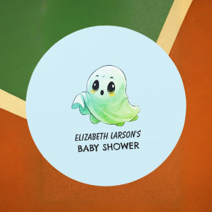 Boo Baby Shower Halloween Blue Themed Cute Party Confetti