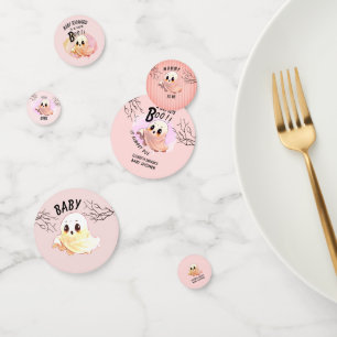 Boo Baby Shower Halloween Pink themed Cute Party Confetti