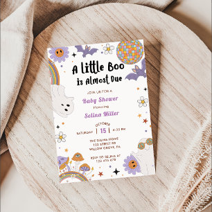 Boo Baby Shower Our Little Boo Is Almost Due Invitation