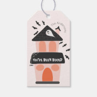 Boo Bag Cute pink and orange haunted house