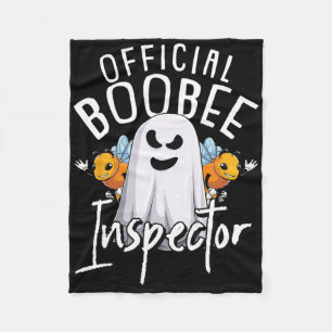 Boo-bee Inspector Lazy Diy Halloween Costume Funny Fleece Blanket