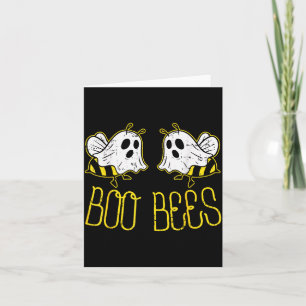 Boo Bees Funny Couples Halloween Costume For Adult Card