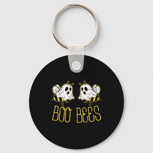 Boo Bees Funny Couples Halloween Costume For Adult Keychain (Front)