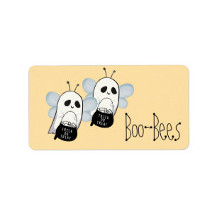 Boo-Bees Ghost  Label