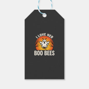 Boo Bees Halloween Ghost Bee Funny Design_1 Gift Tags