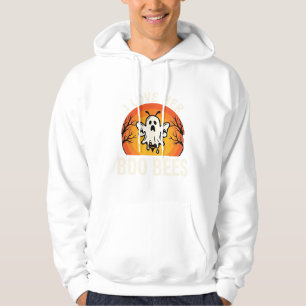 Boo Bees Halloween Ghost Bee Funny Design_1 Hoodie