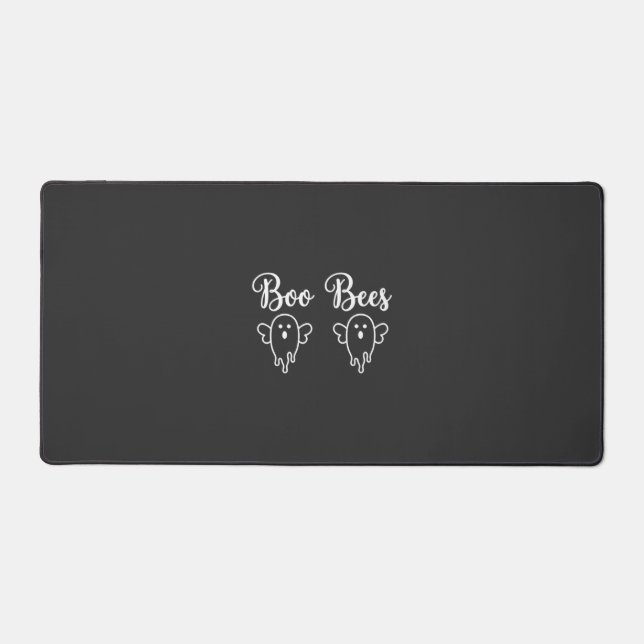 Boo Bees Halloween Ghost Design Desk Mat (Front)