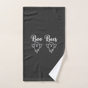 Boo Bees Halloween Ghost Design Hand Towel