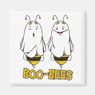 Boo Bees Halloween - Halloween Funny Ghosts Bees Magnet