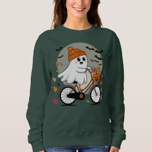 Boo Bike Shirt Spooky Ride Long Sleeve Shirt