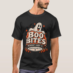 Boo Bites Retro Halloween Ghost Candy Spooky  T-Shirt