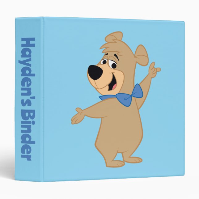 Boo-Boo Bear Arms Wide Binder (Front/Spine)