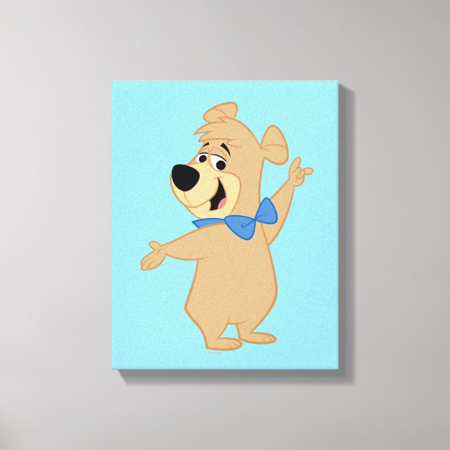 Boo-Boo Bear Arms Wide Canvas Print (Front)