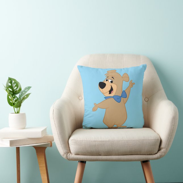 Boo-Boo Bear Arms Wide Throw Pillow (Chair)