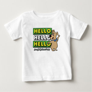 Boo-Boo Bear Hello Hello Hello From Jellystone Baby T-Shirt