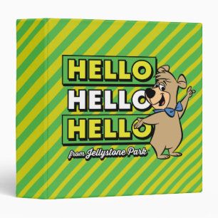 Boo-Boo Bear Hello Hello Hello From Jellystone Binder