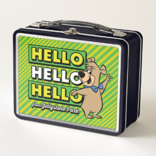 Boo-Boo Bear Hello Hello Hello From Jellystone Metal Lunch Box
