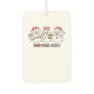 Boo Boo Crew Christmas, Ghost Nurse Oversized T-Sh Air Freshener