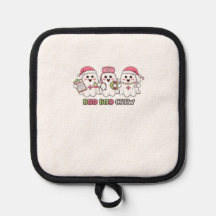 Boo Boo Crew Christmas, Ghost Nurse Oversized T-Sh Pot Holder