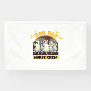 BOO BOO CREW CLASSIC NURSE HALLOWEEN T-SHIRT Overs Banner