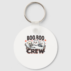 Boo Boo Crew Cute Halloween Nurse Ghosts Essential Keychain